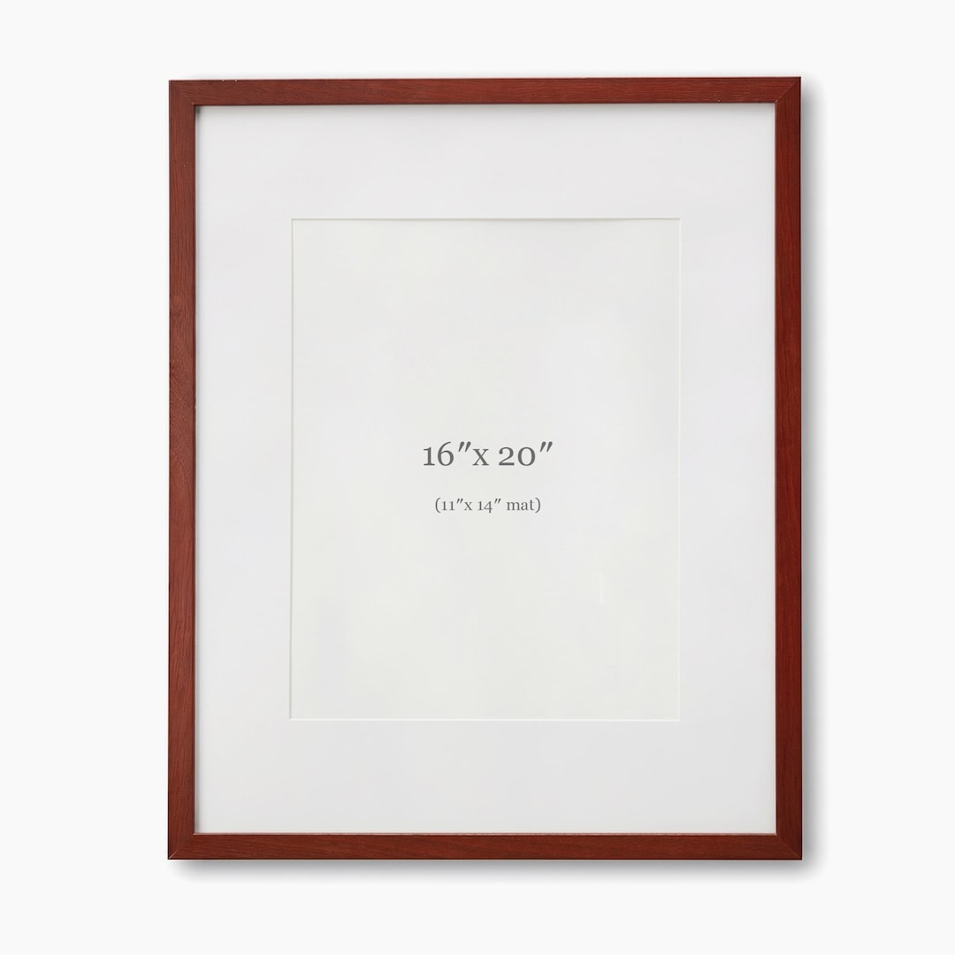 16x20 Solid Mahogany Wood Picture Frame
