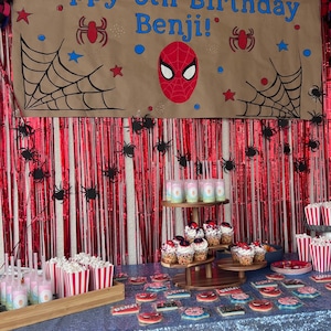 CUSTOM PAINTED Celebration Banner/ Party Decor / Kraft Paper Banner / Hand Painted Banner / Birthday Banner / Classroom Decorations
