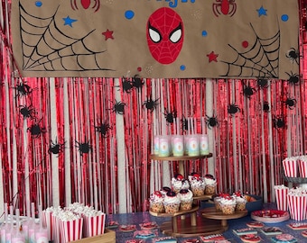 CUSTOM PAINTED Celebration Banner/ Party Decor / Kraft Paper Banner / Hand Painted Banner / Birthday Banner / Classroom Decorations