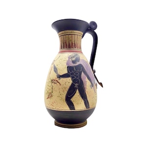 Mars Prometheus 28 × 14.5cm  | Ceramic Vases | Decor Vases | Greek Vases | Handmade | Museum Replica | Greek Culture | Greek Pottery |