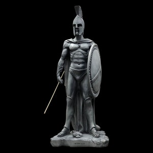 King of Spartan Leonidas Statue 35 cm | Spartan King | Thermopylae | Warrior Statue |