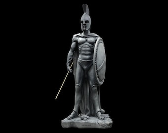 Leonidas Spartan King Statue | Thermopylae Warrior Sculpture (35cm)