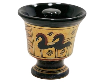 Pythagorean Justice Cup – Handmade Greek Wine Mug (7x6.5cm)