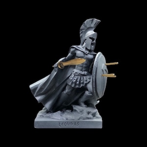 King Leonidas Statue 16cm | Greek Statue | King of Spartan | Ancient Greece | Warrior Statue | Leonidas Figurine | Spartan Leonidas | Roman