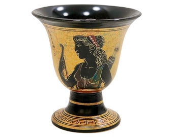 Pythagorean Cup: Artemis Greek Mug, Cup of Justice (Handmade)