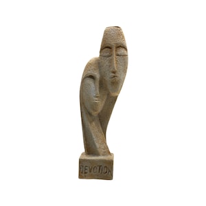 Devotion Statue 21x6cm | Ancient Head | Cycladic Art | Cycladic Idol | Cycladic Figurine | Cycladic Statue | Museum Replica | Modern Art