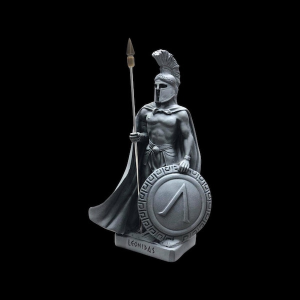 Statue du roi spartiate Leonidas de 16 cm | roi spartiate | | des thermopyles Statue de guerrier |
