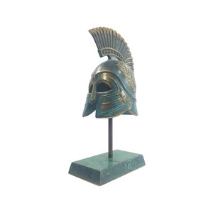 Helmets with Olive Wreath 25×14cm  | Bronze Helmet | Greek Helmet | War Helmet | Museum Replica | Corinthian Helmet | Bronze | Olive Wreath