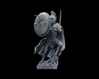 Leonidas Spartan King Statue | Thermopylae Warrior (20cm)