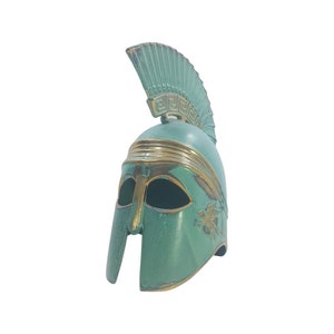 Pegasus helmets 22.5×19cm | Greek Helmet | Museum Replica | Bronze Statue | Ancient Greece | War Helmet | Pegasus |