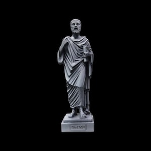 Plato Standbeeld 25 cm Grieks Standbeeld Filosoof | Het oude Griekenland | Plato Sculptuur | Griekse filosofie |