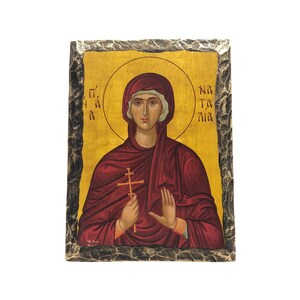 Saint St. Natalia, Nataly the Martyr Icon | Greek Icons | Orthodox Icons | Byzantine Icons | Handmade Icons | Religious Icons | christians |