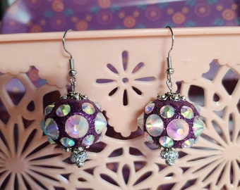 Specialty beads antique style earrings