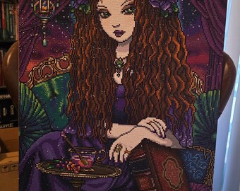 Fortune Teller | Completed Dry Mounted Diamond Art | 20x27