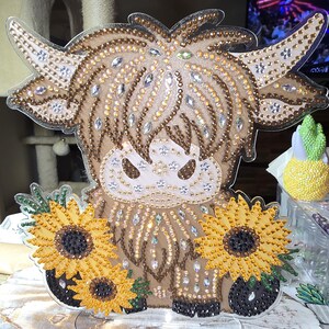 Diamond Art Highland Cow