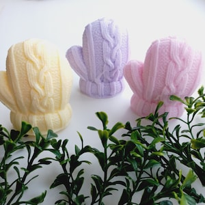 Gloves, Big soap, Gift, Christmas, Winter gift, Winter Soap.