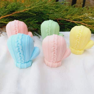 Handcrafted Soap, Decorative Soap, Christmas Gifts for Clients,Christmas soap, Big glove soap.