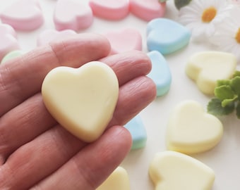 10 pcs mini heart soap, Wedding favors for guest, Mini kids soap, Bridal shower gift, Guest soap, Mini gift