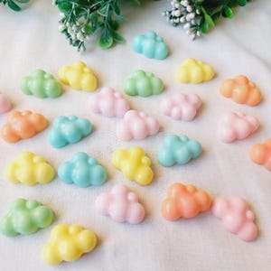 Mini Cloud Soap Favors: Boho Baby Shower Christening Gifts, 20 pcs.