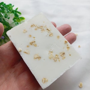 Shower soap, Goat's milk - oatmeal soap, bar soap, face, hand, body soap, moisturizing, refreshing.