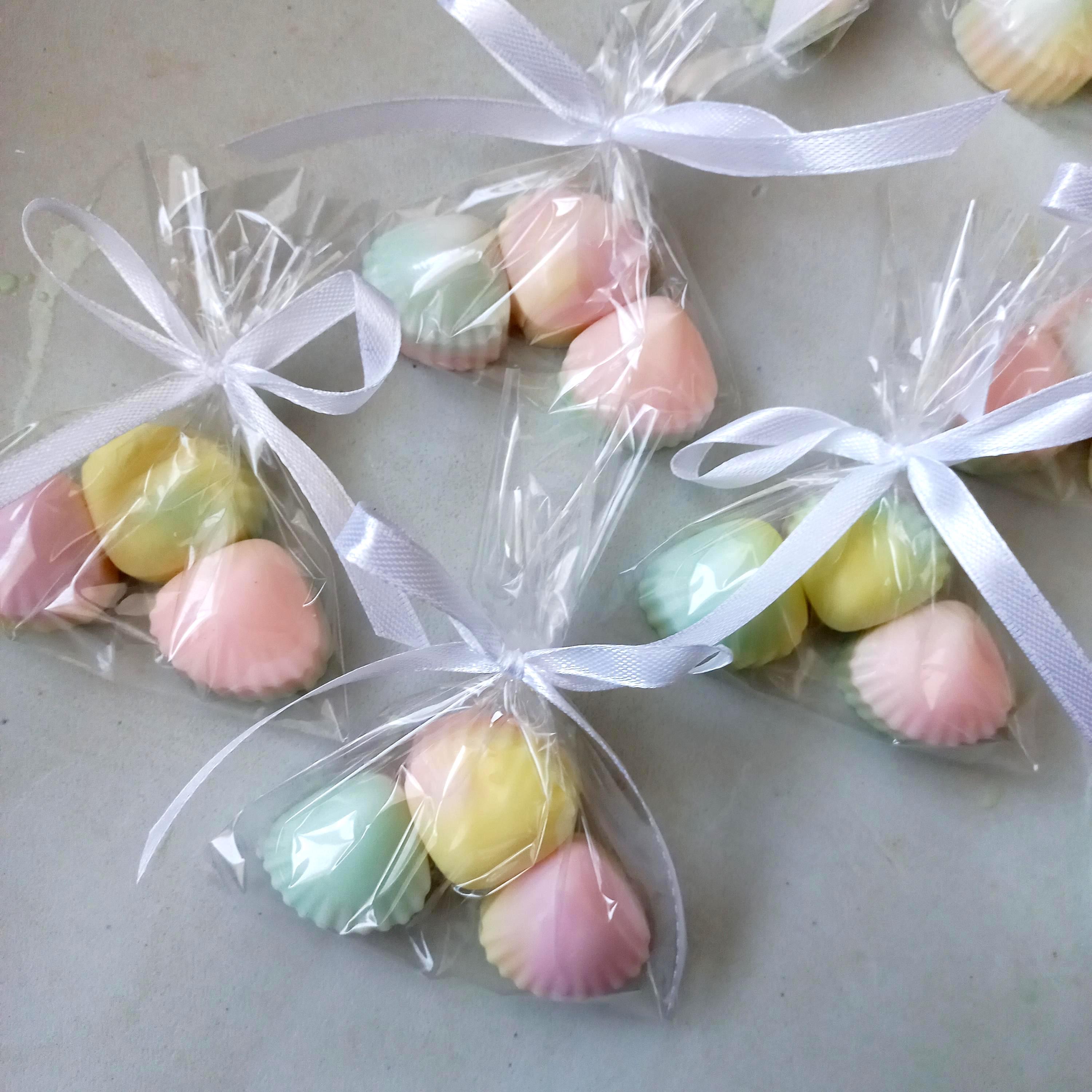 10 Seashell Soap Sets Favors Wedding Guest Favors