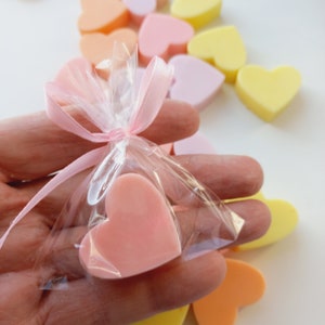 20 piezas mini jabón aromático de corazón, regalos para invitados, regalos de agradecimiento, boda, jabón de novia, jabón para bebé.