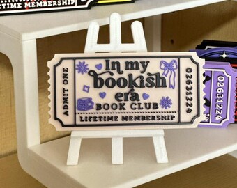 Bookish Era Club Ticket – Gift for Book Lovers