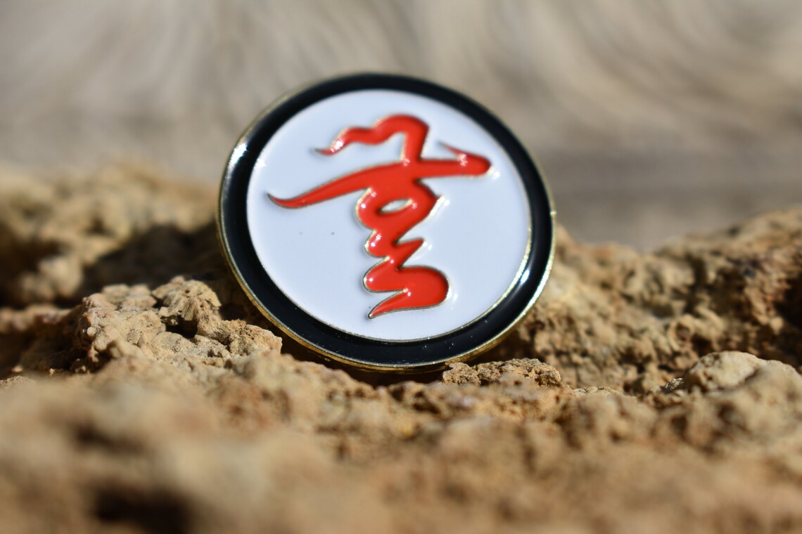 Japanese Lapel Pin Japanese Mon Pin Badge Oda Nobunaga Etsy