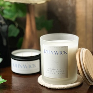 Jonathon Wick Candle | 100 Hour burn | Coconut wax | sandalwood, birch, patchouli coconut candle