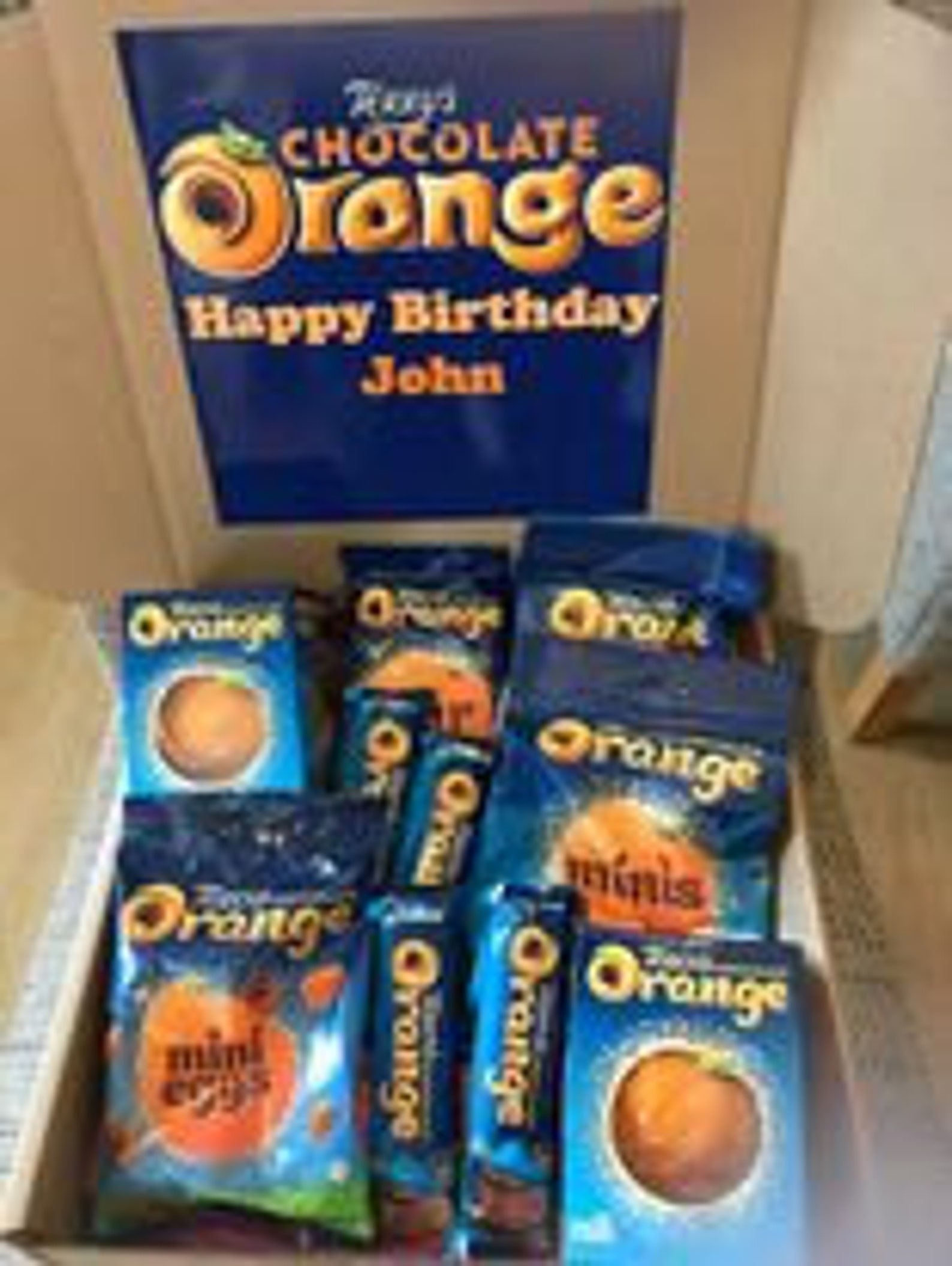 Personalised Chocolate orange Box Etsy