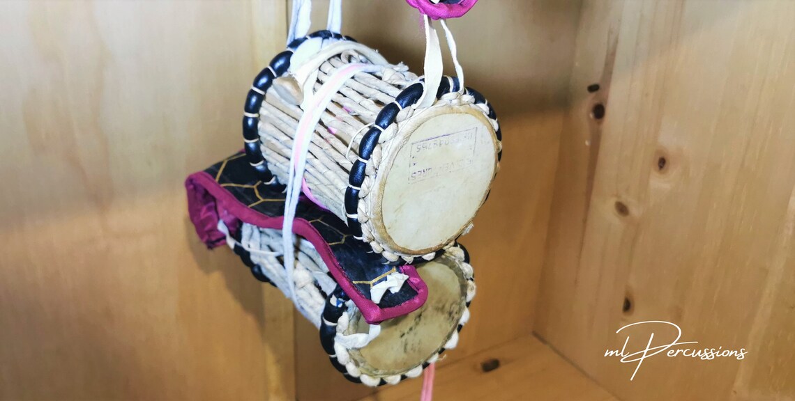 Authentic Nigerian Talking Drum Omele GanGan with Bag Etsy