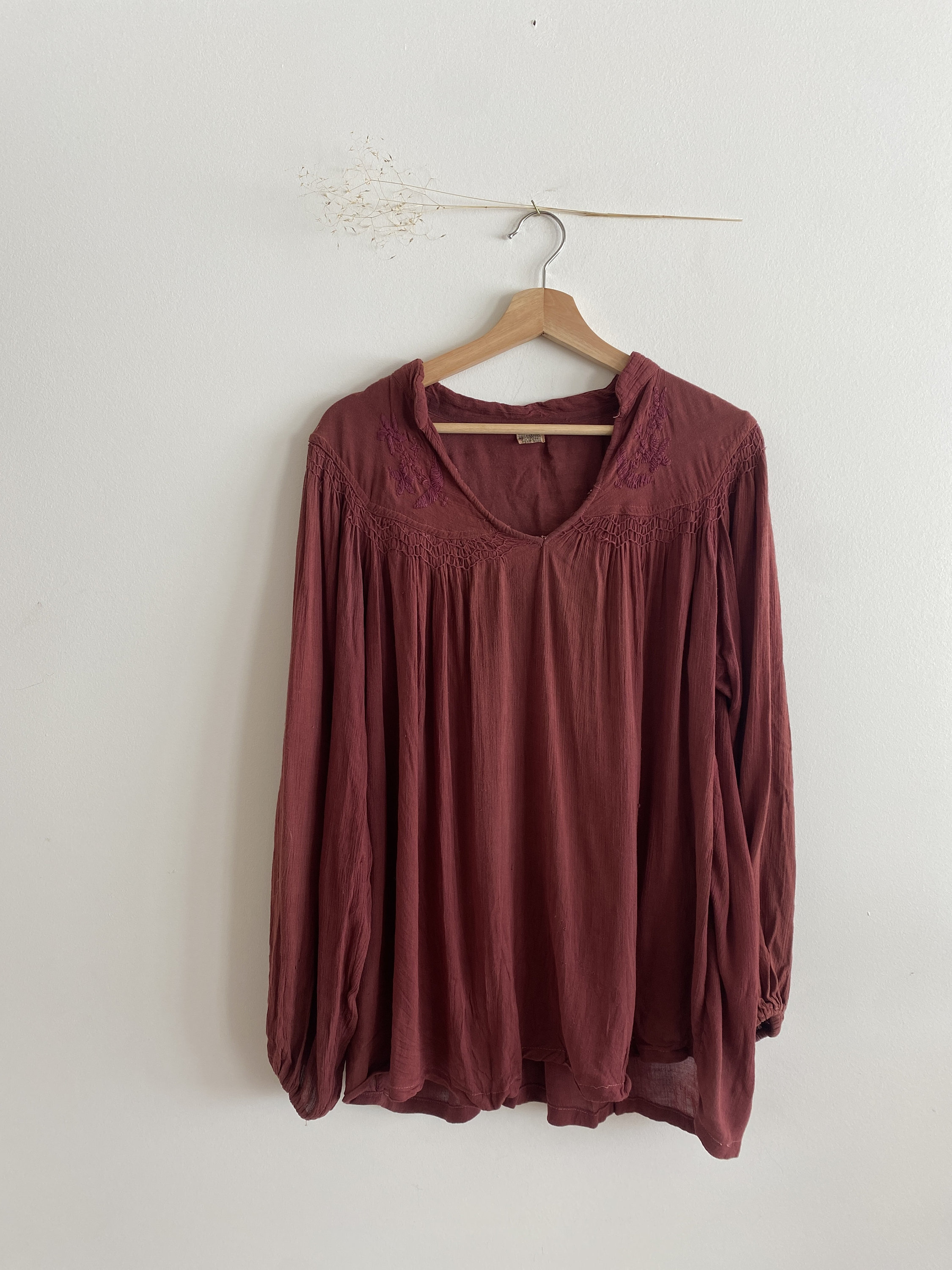 1970年代のヴィンテージインド綿ブラウス - Etsy 日本