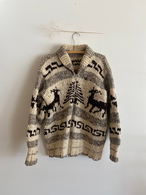 vintage cowichan sweater - Gem