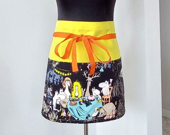 Friends Half Kitchen Apron avec 3 poches, Supper Waist Pinafore