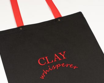 Clay Whisperer Tote Bag, Potter Gift