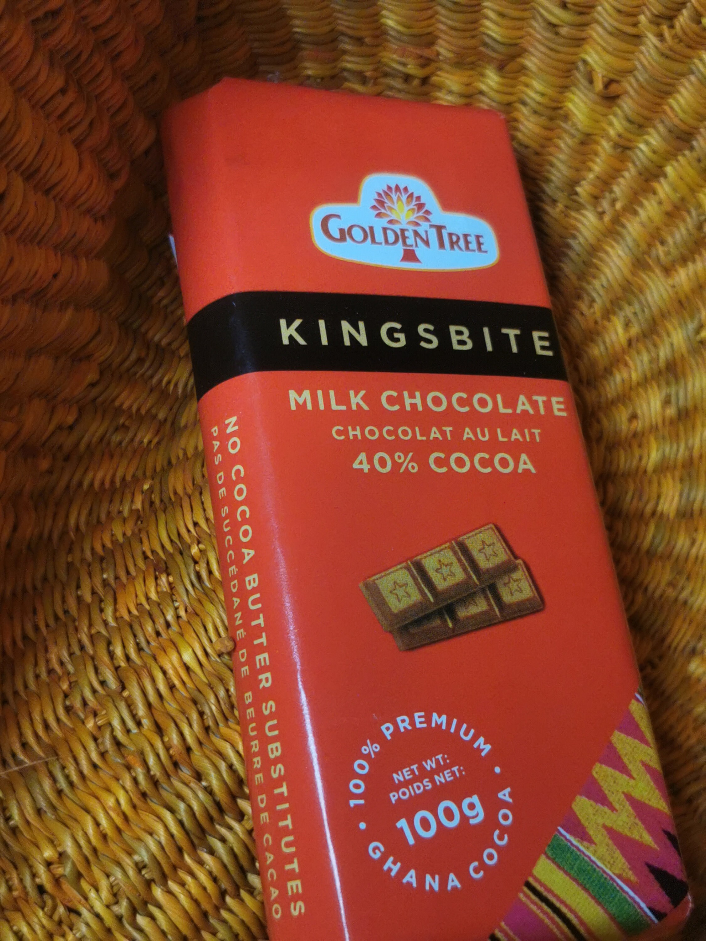 30 Kingsbite GoldenTree Chocolate 100g X 30 Etsy