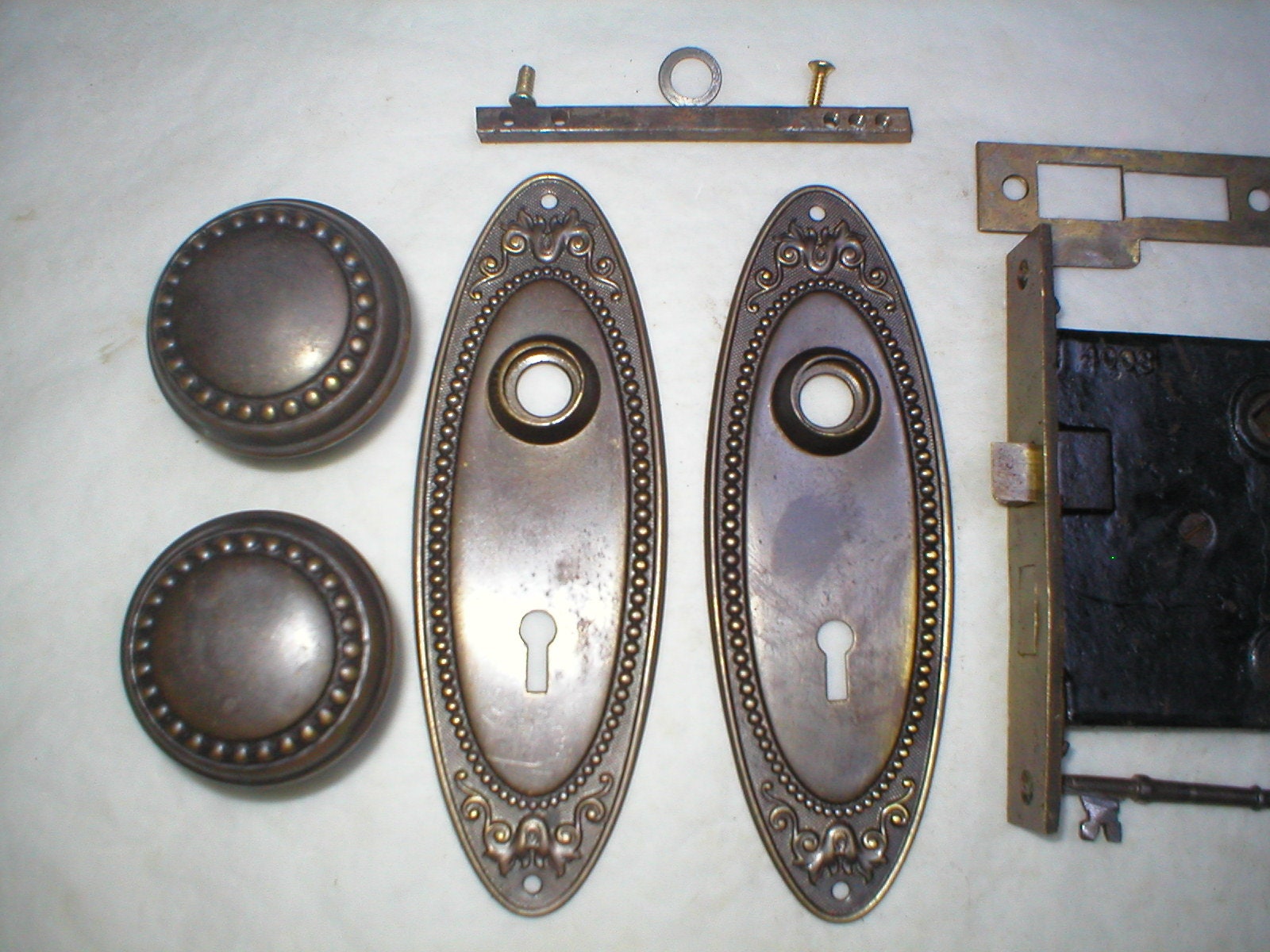 Antique Victorian Era Door Hardware Etsy
