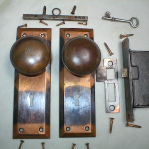 Antique Craftsman Era Door Hardware