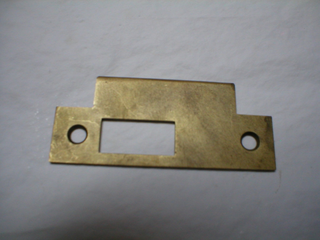 Large Solid Brass Striker Plate Etsy