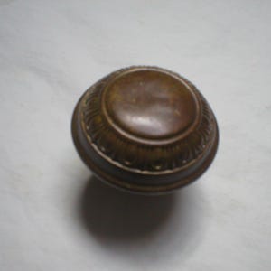 Antique Solid Brass Egg and Dart Doorknob