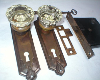 Antique Art Deco Era Door Hardware