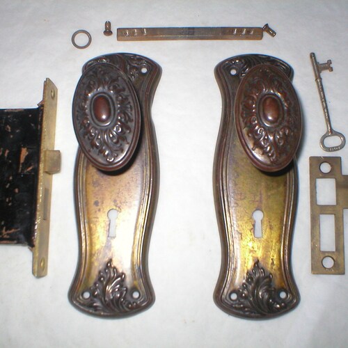 Antique Victorian Era good Door Hardware