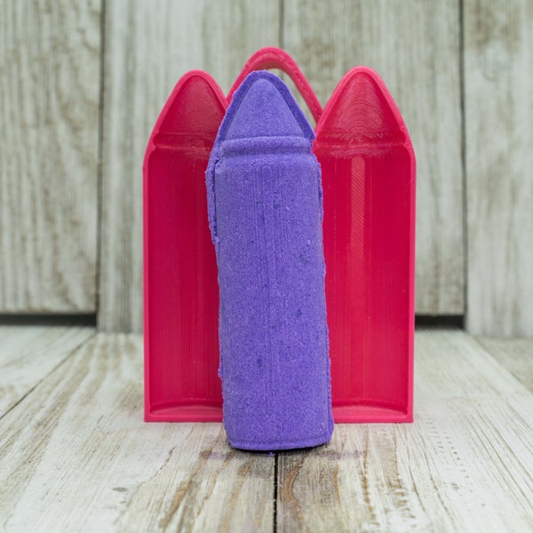 Crayon bath bomb mold