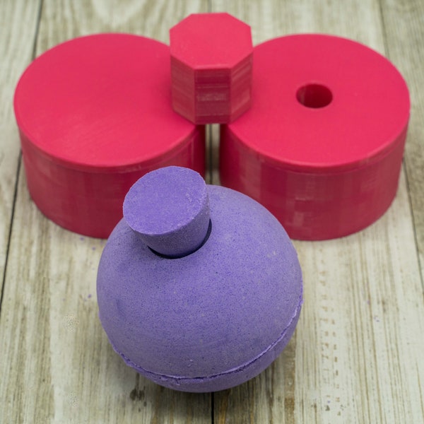 Round sphere bombshell bath bomb mold