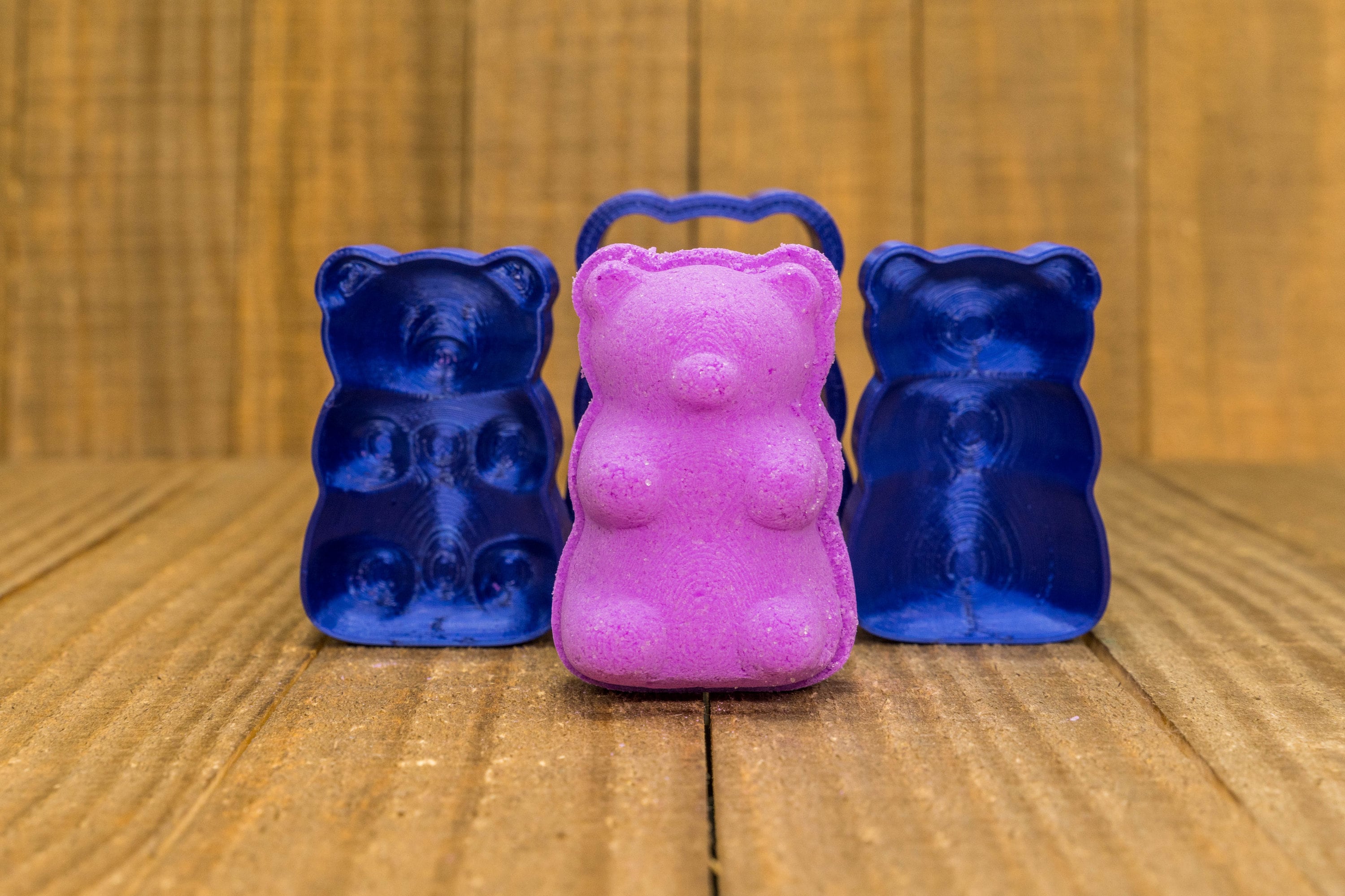 Gummy Bear Embeds 182 Cavity Silicone Mold 8018