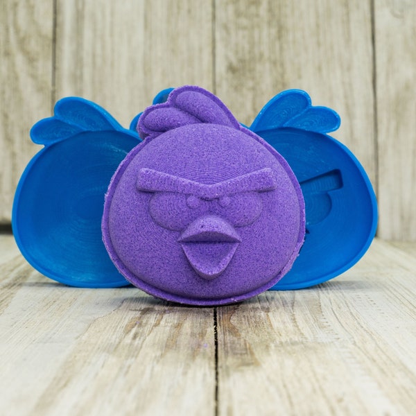 Mad bird bath bomb mold