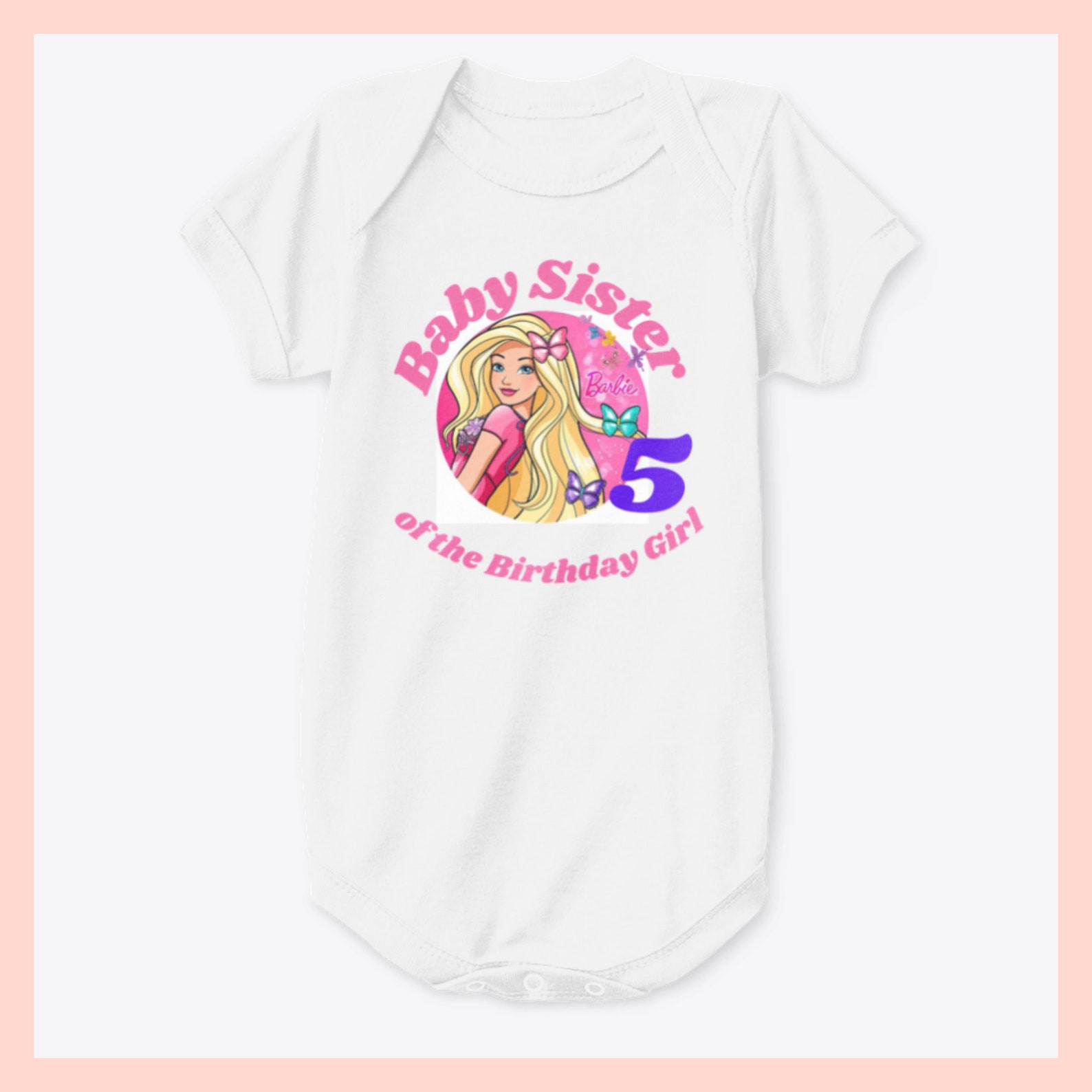Barbie Birthday Party T-shirts Barbie t-shirts Bargie Girl | Etsy