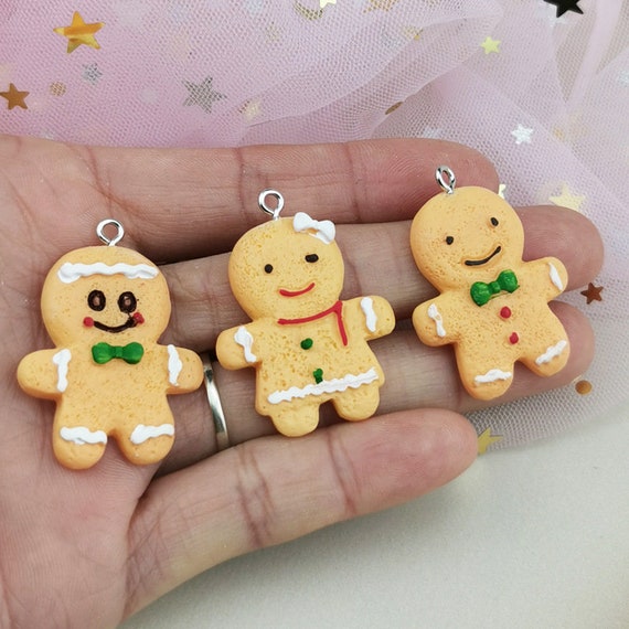 10pcs Cute Fruit Cake Small Charms Pendant Crafts Making Findings