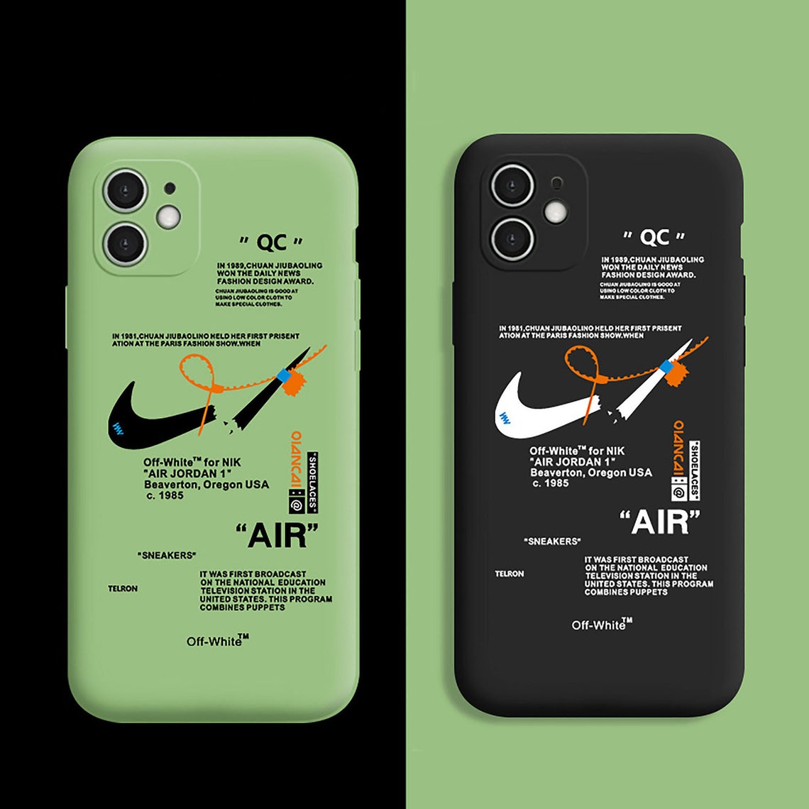Nike Off White Style Phone Case iPhone Case iPhone 8 Plus | Etsy