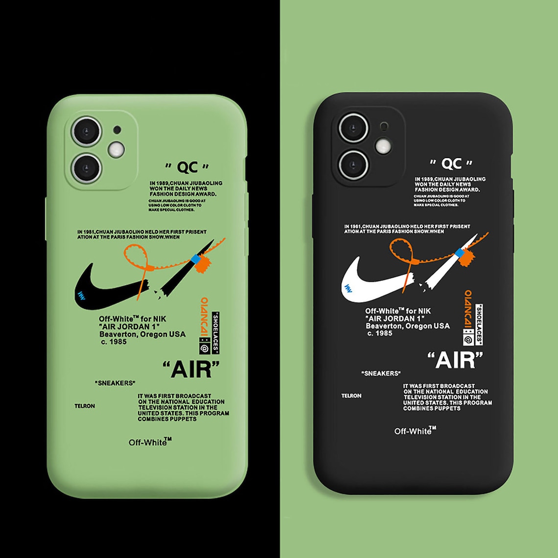 Nike Off White Style Phone Case iPhone Case iPhone 8 Plus Etsy